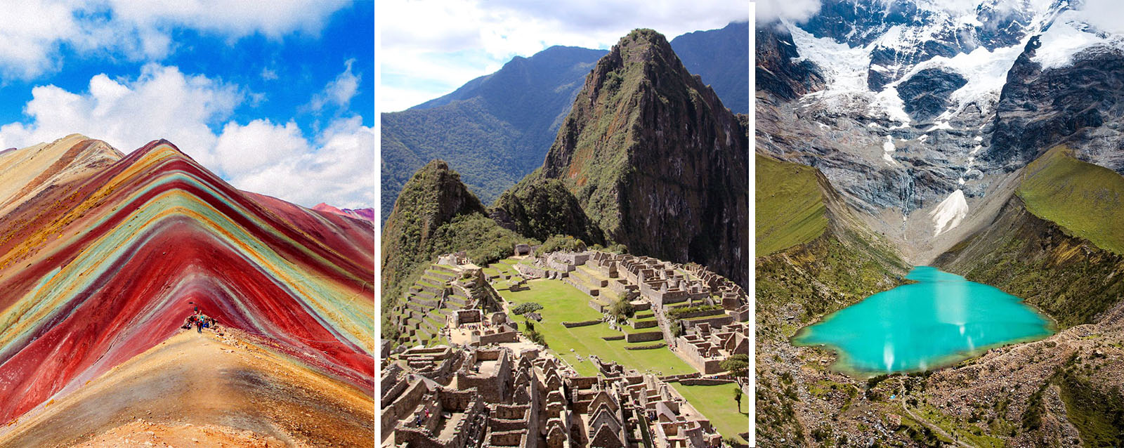 Galapagos, Machu Picchu, Nasca lines, Easter Island