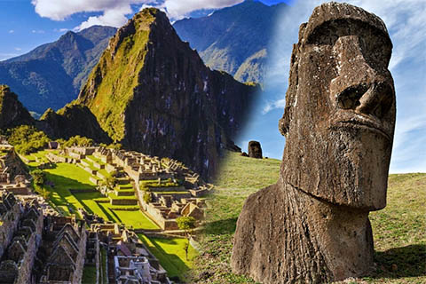 Machu Picchu and Easter Island